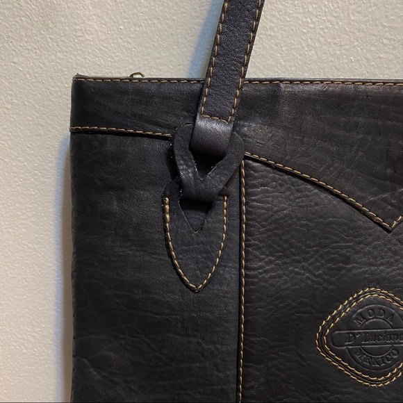 D’Luciano Moda Mexico Brown Leather Tote Shoulder Bag - Picture 5 of 9